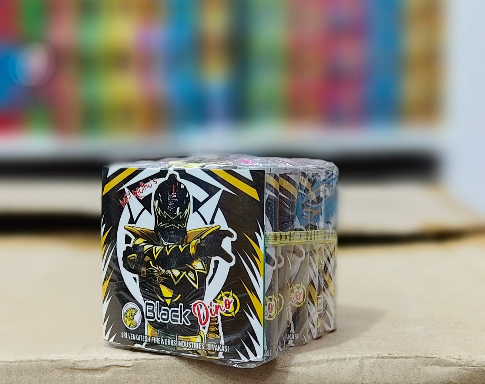 4'' MEGA DLX - BLACK DINO / 4" மெகா டீலக்ஸ்